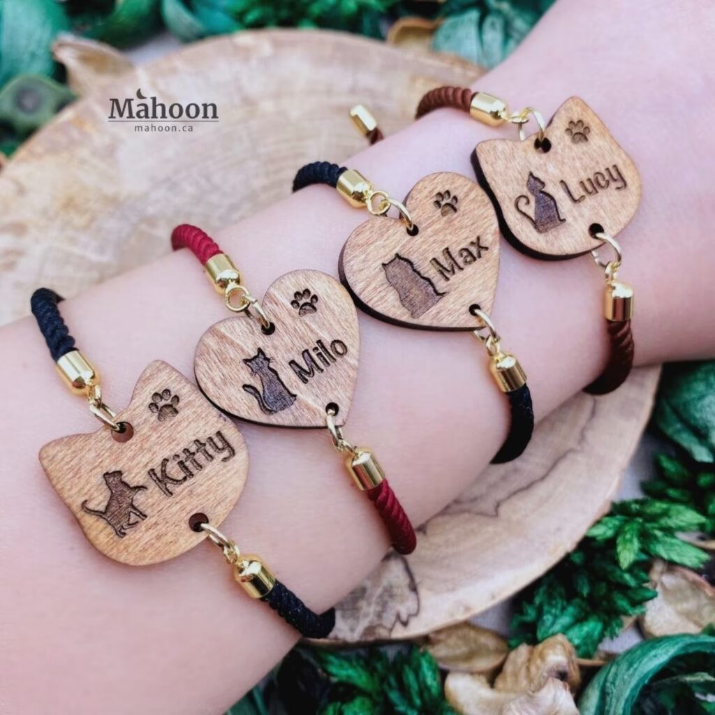 Cat Gifts for Cat Lovers, Cat bracelet personalized Etsy Canada USA UK